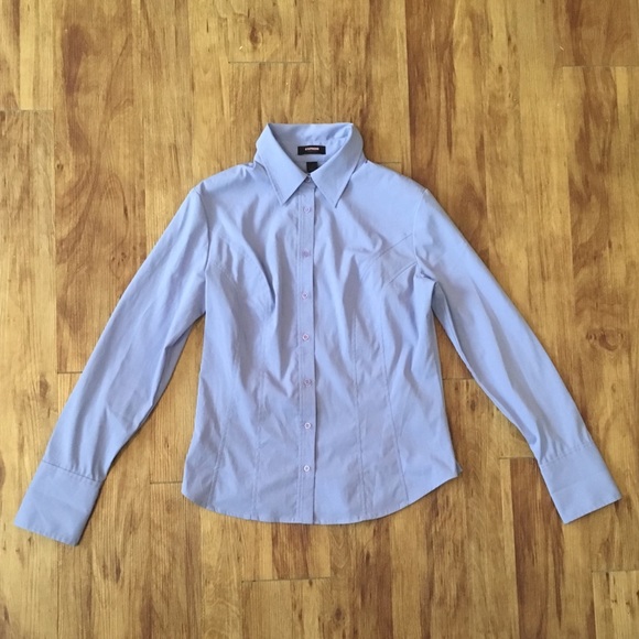 Express Tops - Express Stretch Button Down Shirt - Size 12 Express Tops - Express Stretch Button Down Shirt - Size 12